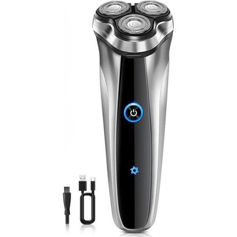 Rasoir Électrique - Tête Acier Inoxydable - Rechargeable USB-C - Sans Fil - Pour Homme - 1 Pièce (1/4)