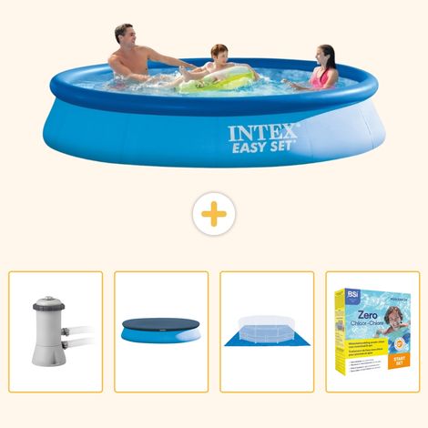 Intex Piscine Easy Set Ronde - 366x76 cm - 5-pièces S198 (1/5)