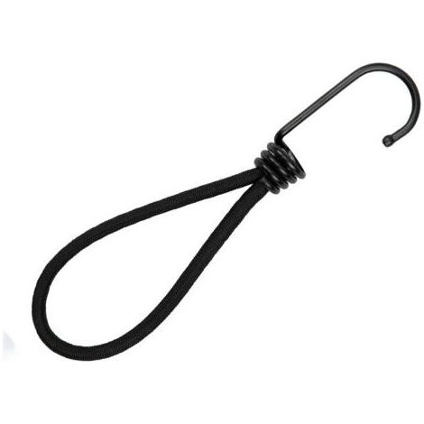 25 Tendeur elastique caoutchouc professionnel avec crochet (Noir 130 mm) pour bâches, Affiches, filets tendeur bâche, sangle élastique, support de bâche, caoutchouc de bâche, tendeur caoutchouc (1/4)
