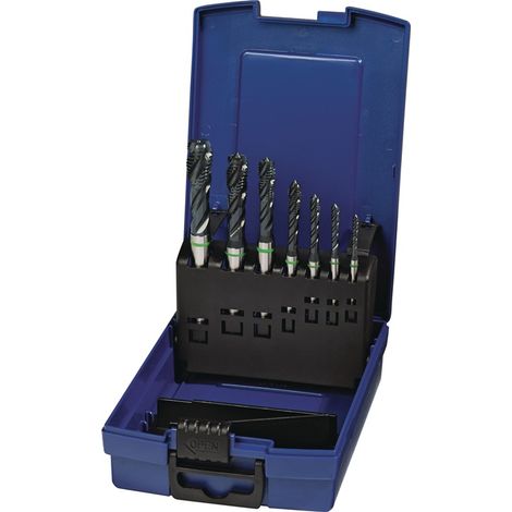 TECWERK Maschinengewindebohrerset DIN 371/376 C Univ.M3-M12 HSS-Co vap.Ku.-Kass.TECWERK