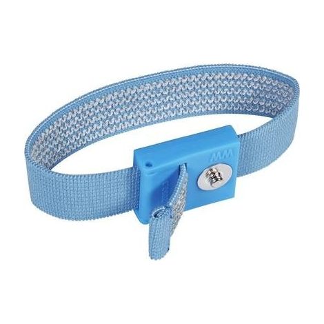 Cinturino da polso ESD Blu scuro Wolfgang Warmbier 2051.750.3 Connettore a pressione 3 mm