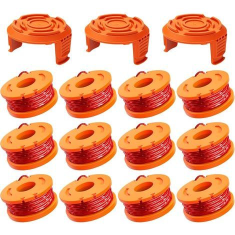 15 Pack 3m Trimmer Line Spool - WA0010/WA6531 Trimmer Line Spool (12 Trimmer Lines, 3 Covers) (1/5)