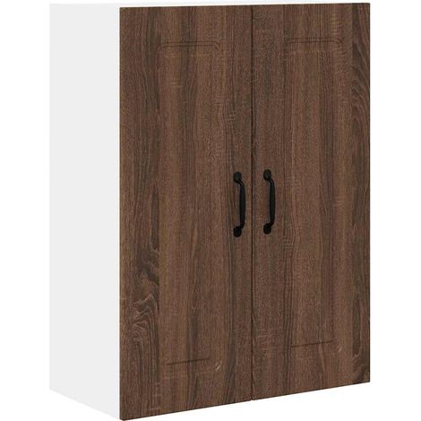 Meuble mural de cuisine,Armoire de cuisine avec étagère Chêne brun 60 x 31 x 80 cm CFW43606 (1/5)
