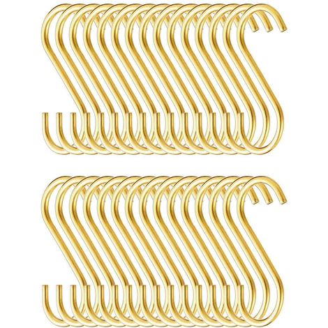 Crochet or s pour cuisine/extérieur – ustensiles/casserole/serviette, acier inoxydable (1/5)