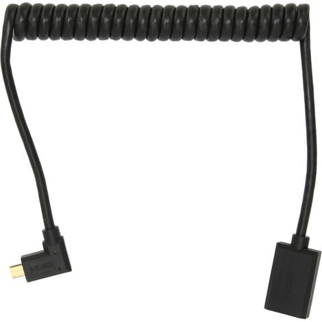 Câble HDMI Micro vers Femelle UHD 8K 60Hz 4K 120Hz 48Gbps Cordon Vidéo HD Spirale pour Caméra Tablette (1/5)