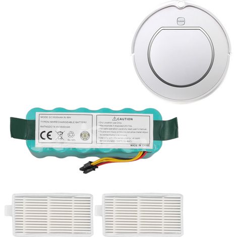 Accessoires de batterie pour aspirateurs robots ECOVACS CR120/CR121/CR540, 3500mAh. (1/5)