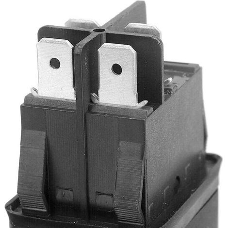 Interrupteur sécurité HY52 – Interrupteur à bouton-poussoir électrique 4 broches – Double pôle industriel léger – 20A 125/250V (1/3)