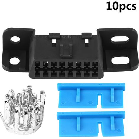 Connecteur OBD2 femelle 16 broches, prise adaptateur OBDII J1962 pour voiture GM, kit coque auto (1/5)