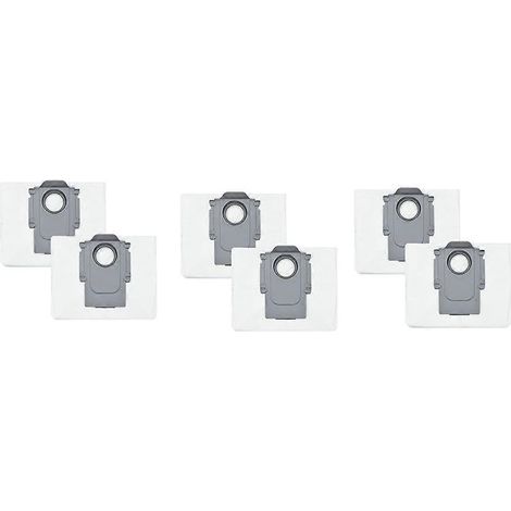 Lot de 6 sacs à poussière pour Roborock S8 Pro Ultra, S8+, S7 MaxV Ultra/Max Ultra (1/5)