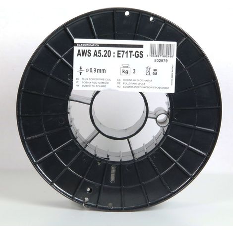 Telwin S.P.A. 802188 Bobina di Filo Spesso, 0.9 mm, 3 kg, Grigio (1/4)