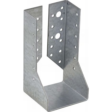 Sabot de charpente galvanisé à ailes intérieures - Larg. 76 x Ht. 152 mm