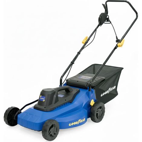 Tondeuse à Gazon Électrique 1800W, Largeur de Coupe 40cm, Moteur 3200 TR/Min, Tondeuse Électrique Filaire pour Jardin jusqu'à 300m², Hauteur Réglable (1/5)