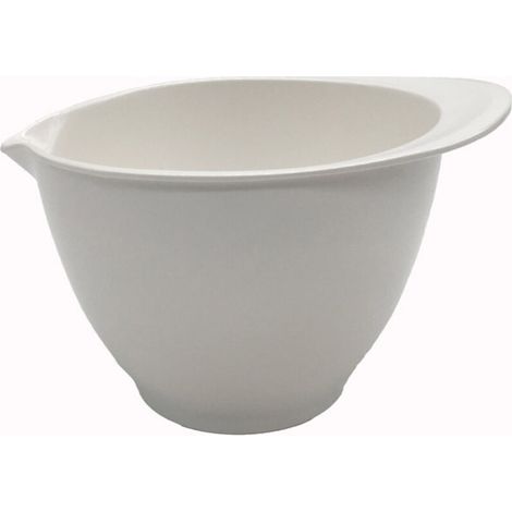 Bol de Mélange, 1 L, Avec Verseur, MÉLAMINE, Blanc, 3154227W (1/5)