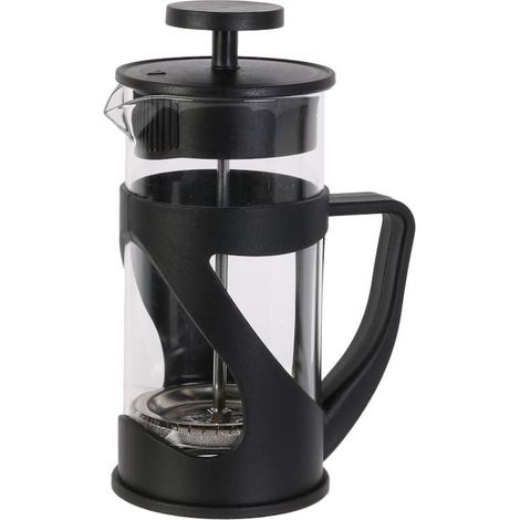 Cafetière à Piston 35cl en verre et Plastique noir pour 3 Tasses (1/3)