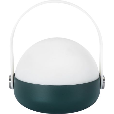 Baser sobremesa portatil en color verde con led blanco cálido 3000K (1/5)