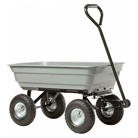 Carrello da giardino 4x4 GARDEN con cassetta ribaltabile in polipropilene 75l HAEMMERLIN - 320062001 (1/5)