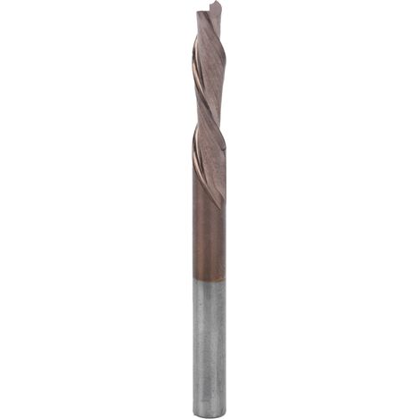 Double Edged Cutter Durable Hard Tungsten Steel CNC End Milling Cutter for Wood Cutting4x4x17x51L