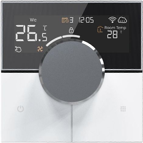 Contrôleur intelligent WiFi, thermostat programmable à écran tactile LCD, régulateur de température pour chauffage au sol électrique (1/5)