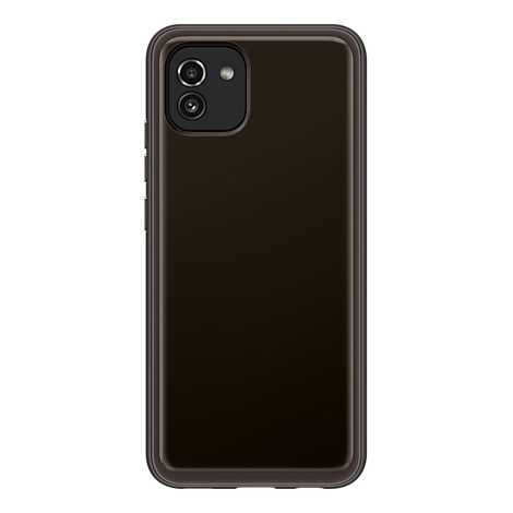 Schutzhülle für Galaxy A03 Soft Clear Cover schwarz (1/4)