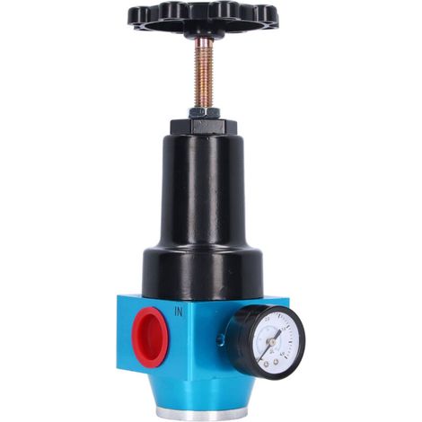 Régulateur de pression d'air, réducteur pneumatique moyen, jauge de contrôle de régulation qtyh-25 G1 (1/5)