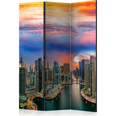 Paravento - Afternoon in Dubai [Room Dividers] - 135x172 (1/4)