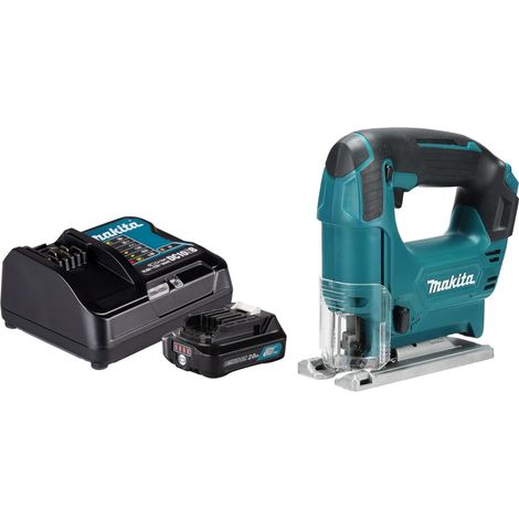 Seghetto alternativo a batteria Makita JV 101 DSA1 12 V max. 65 mm + 1x batteria ricaricabile 2,0 Ah + caricabatterie