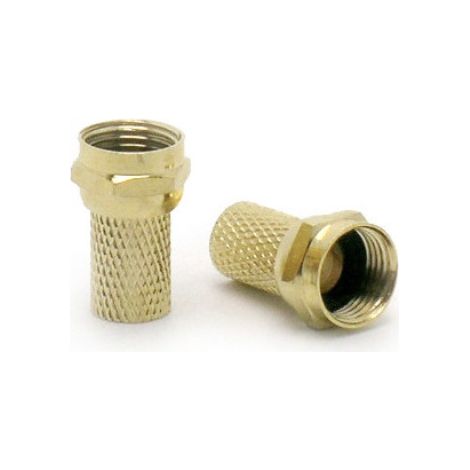 SPINE TV FEMMINA 2 PEZZI DA AVVITARE PER CAVI DA 6,8 CON O-RING (1/2)