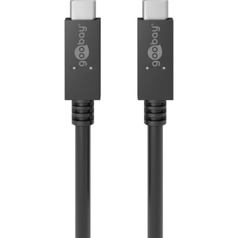 WentronicWentronic 49254 cavo USB 1 m USB 3.2 Gen 2 (3.1 Gen 2) USB C Nero (1/4)
