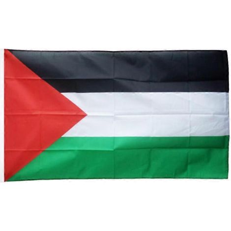 Drapeau de Palestine brodé en polyester 90 x 150 cm (1/5)