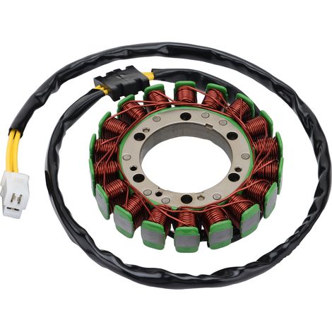 Ignition coil stator compatible with Yamaha YFM400FA 4WD 2000 four-wheeled motorcycle, original part number 5GH-81410-00-00--DTEKGAZ