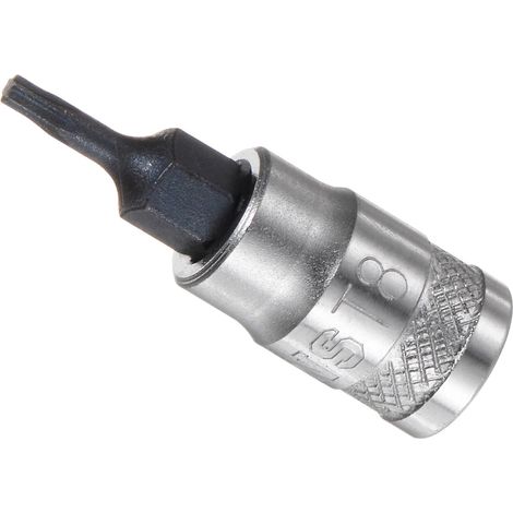 Entraînement 1/4" x T8 Douille étoile Torx à embout pour chocs (1/5)