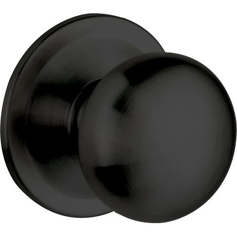 POMO PUERTA CHATO OPACIO d67 NEGRO MATE BASE DIAMETRO 85mm. (1/3)