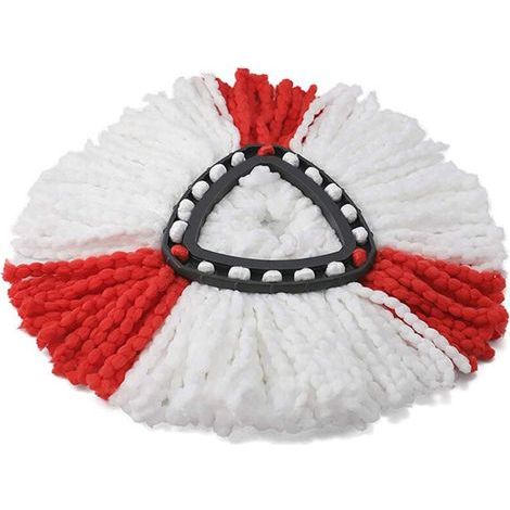 2 pcs pour s'adapter à la tête de fil de coton o-cèdre Fil de coton triangle Tête de vadrouille pivotante Coussin de vadrouille (1/4)