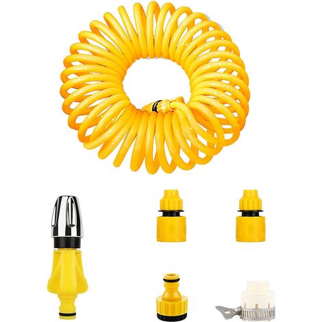 Arroseur de jardin, pistolet d'arrosage, arroseur haute pression pour lavage de voiture, tuyau d'arrosage domestique, ensemble d'arrosage (1/5)
