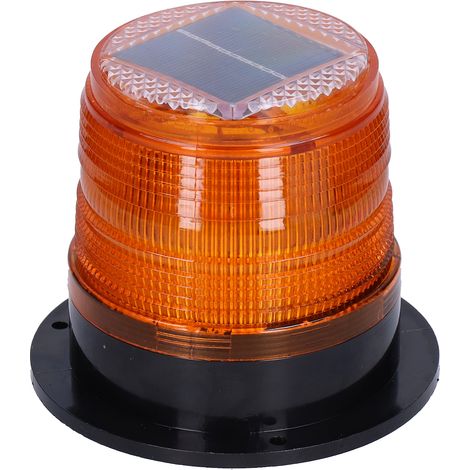 Balisage solaire LED magnétique pour voiture, feu clignotant de signalisation nuit, lampe de chantier routier, sécurité auto