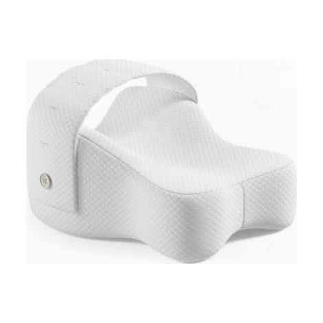Coussin De Genou - 1 Pièce - Mousse À Mémoire De Forme - Ergonomique En Cœur - Pour Dormeurs Latéraux Et Grossesse - Blanc 35x24,5x14cm (1/5)