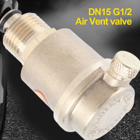 Soupape de décharge automatique en laiton DN15 G1/2 pour chauffe-eau solaire, purgeur d'air (1/5)