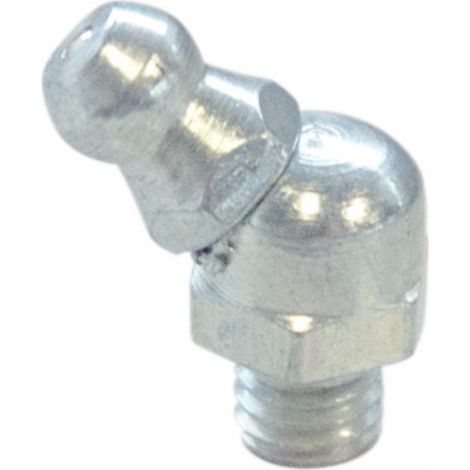 Graisseur 45° M10x1,5 acier zingué (Lot de 10 pièces)