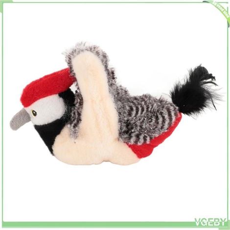 Fafeicy Jouet en peluche électronique pour animal de compagnie Jouet en Peluche D'oiseau à Battement de Chat, animalerie jouet (1/5)
