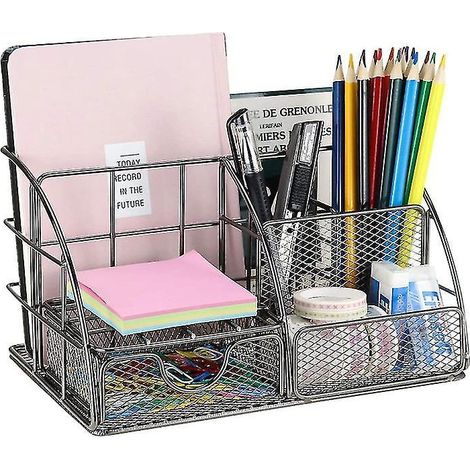 Schreibtisch-Organizer / Stiftehalter / Multifunktions-Organizer – Dunkelgrau (1/5)