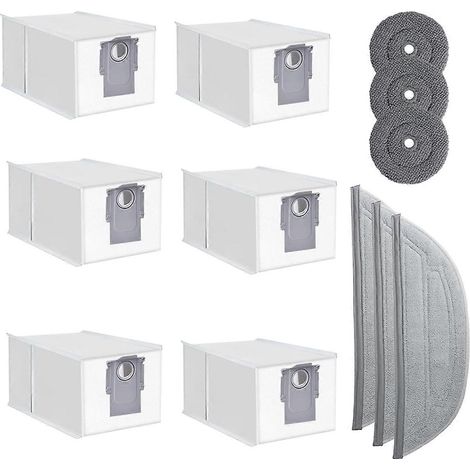 Sacs à poussière, balais, lingettes de nettoyage, kit d'accessoires pour aspirateur robot (1/5)