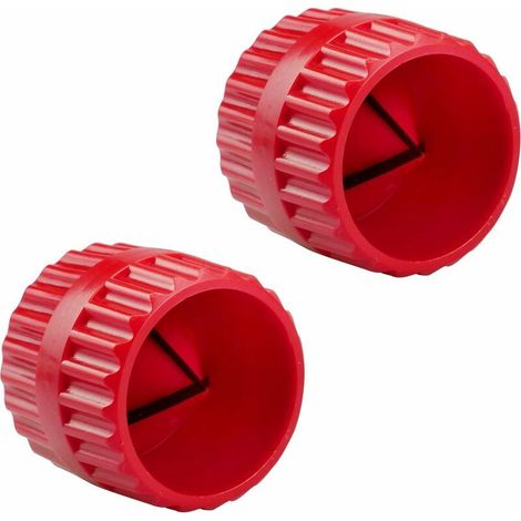 2 Pièces Ebavureur Cuivre, Universel Ebavureur pour Tuyaux Intérieur-Extérieur, Alésoir Intérieur Extérieur pour 5-38mm (1/5)