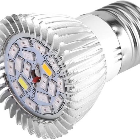 Lampe de croissance LED 18W à spectre complet pour plantes d'intérieur (E27)-AquaForge (1/5)