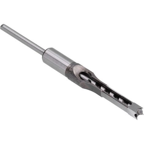 Hochgeschwindigkeitsstahl-Vierkantbohrer, verschleißfest und scharfkantig, für die Holzbearbeitung. Zapfenbohrer (10 mm) (1/4)