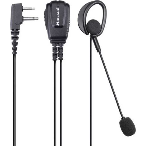Micrófono Midland ma-30-l pro función ptt vox ajustable (1/2)