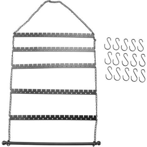 Organisateur de Boucle d'oreille Mural, Support de Support de Boucle d'oreille pour Organisateur de Suspendu pour Boucle d'oreille, Collier, Bracelet (1/5)
