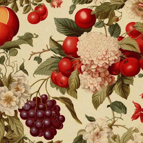 Tela decorativa para exteriores Oxford - Motivo frutal  DX6374 (1/5)