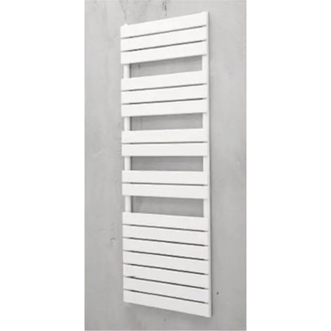 [JAMAIS UTILISE] Sèche-Serviettes Eau Chaude 902W AQUANCE Aube Vertical Mural Blanc - 0PCHPM063166000 (1/5)