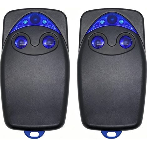 Set of 3 handheld transmitters for garage door openers, compatible with SMXI/OXI/ FLOX2R/FLOX4R/ SMX2R/OX2/OX4T remote controls, 433.92 MHz (1/5)