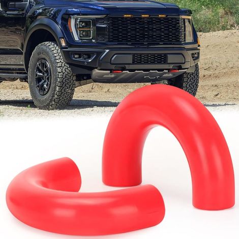 Fundas de silicona para ganchos de remolque, protectores de gancho de remolque para Ford F150 2004-2024, accesorios para Toyota Tundra 2017-2021, Bronco Base/Big Bend/Outer Banks 2021-2024 (1/5)